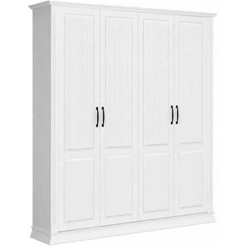 SN 8042 4W 4 DOOR WARDROBE-WHITE SN 8042 4W 4 DOOR WARDROBE-WHITE